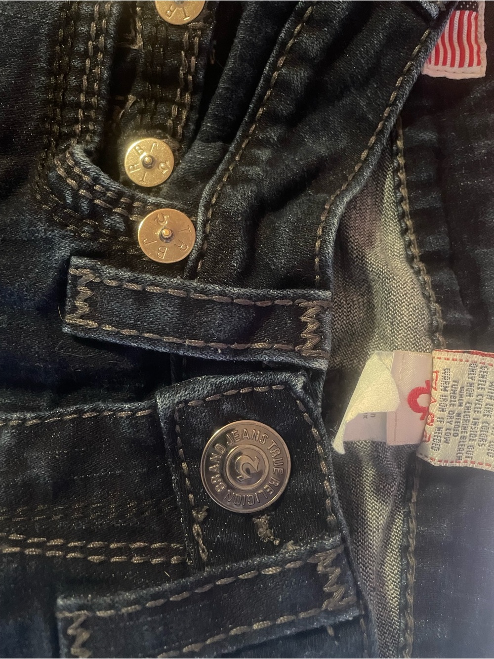 **Rare**True Religion Joey Big T Y2K - Picture 2 of 7